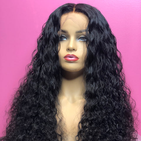 5x5 Lace Closure Wig- Water Wave